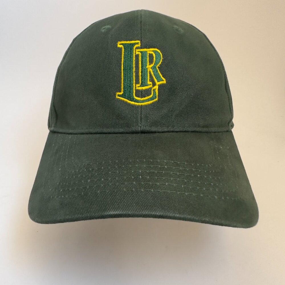 LR Embroidered Baseball Hat Adjustable Strap Cap Pacific Headwear 100% Cotton